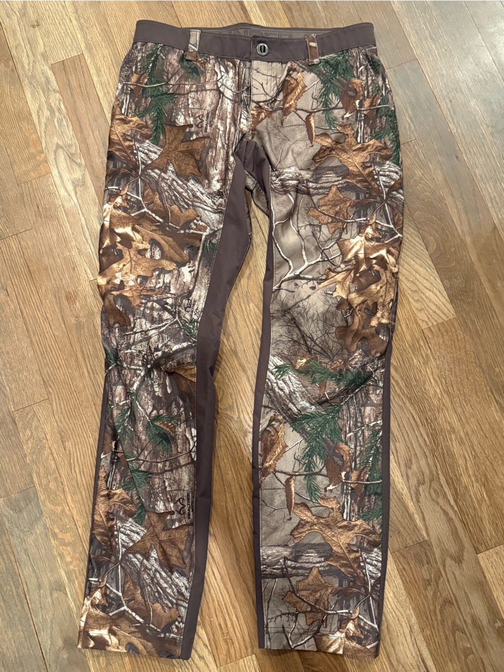 Underarmour Storm Camouflage Hunting Pants - Brown/Gray/Green size 10